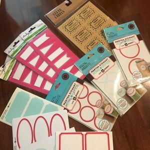 Kitchen labels. Martha Stewart, Design straw flags